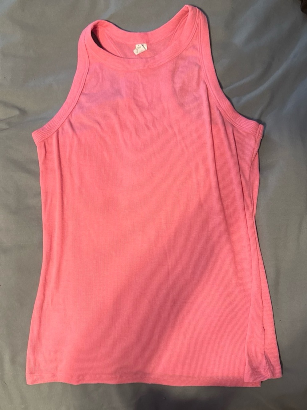 Old Navy Bright Pink Ribbed Tank